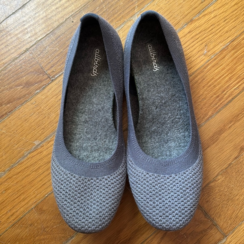 Allbirds Tree Breezers ballet flats grey